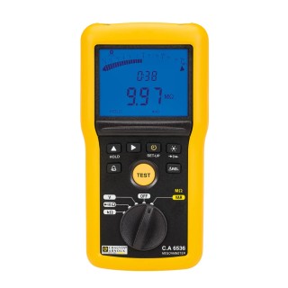 Chauvin Arnoux Insulation & Continuity Tester, 10 V Min, 100 V Max, 20 GΩ CAT IV P01140836