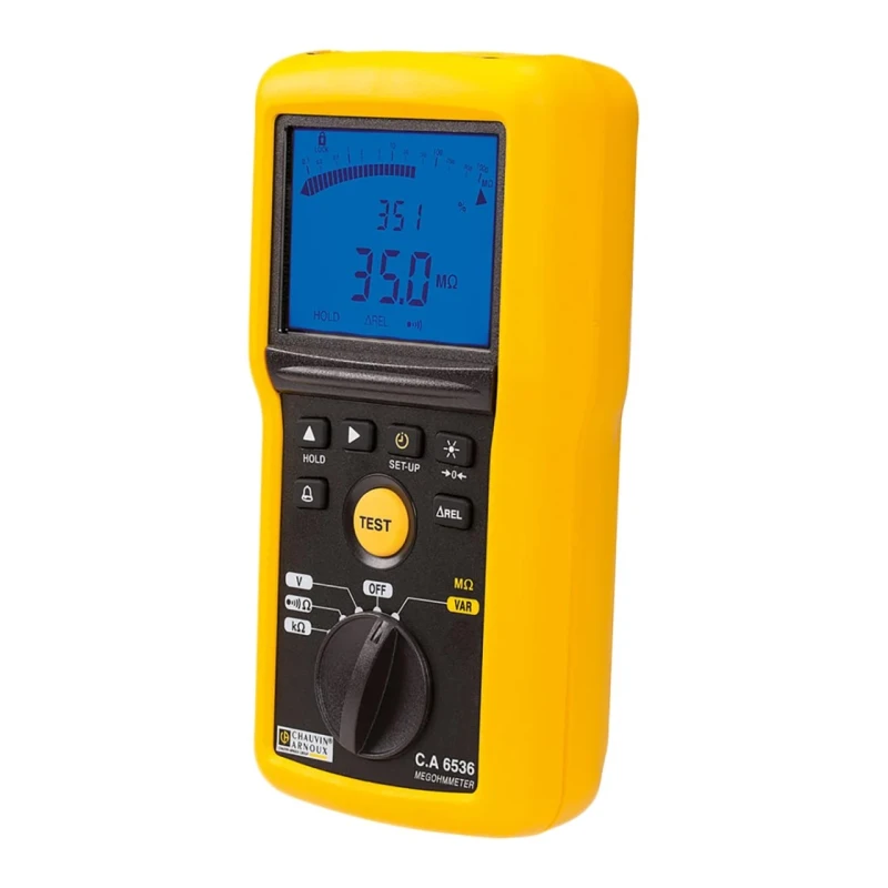 Chauvin Arnoux Insulation & Continuity Tester, 10 V Min, 100 V Max, 20 GΩ CAT IV P01140836