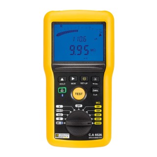 Chauvin Arnoux Insulation & Continuity Tester 50V Min, 1kV Max, 200 GΩ, CAT IV CA 6526 P01140826