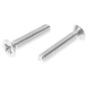 RS PRO Pozidriv Countersunk Stainless Steel Machine Screw M8 40 mm A2 Grade 914-1844