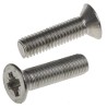RS PRO Pozidriv Countersunk Stainless Steel Machine Screw 30 mm M8 914-1841