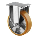 Tente Fixed Castor, 600 kg Load Capacity, 160 mm Polyurethane Wheel, 50 mm Width, Pressed Steel Frame with 3678ITP160P63
