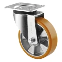 Tente Swivel Castor Heavy Duty, 600 kg Load Capacity, 160 mm Polyurethane Wheel 3670ITP160P63