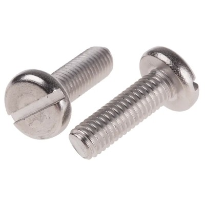 RS PRO Slot Pan Stainless Steel Machine Screw 25 mm M8 914-1854