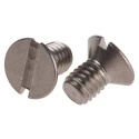 RS PRO Slot Countersunk Stainless Steel Machine Screw 10 mm M6 914-1894