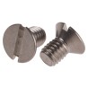 RS PRO Slot Countersunk Stainless Steel Machine Screw 10 mm M6 914-1894