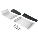 Bopla Alu-Topline Series Grey Aluminium Desktop Enclosure Sloped Front 100 mm x 181.2 mm x 53.2 92850100.MT6 ATPH 1850-0100