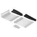 Bopla Alu-Topline Series Black Aluminium Desktop Enclosure Sloped Front 150mm x 181.2mm x 53.2mm 92850150.HMT1 ATPH 1850-0150