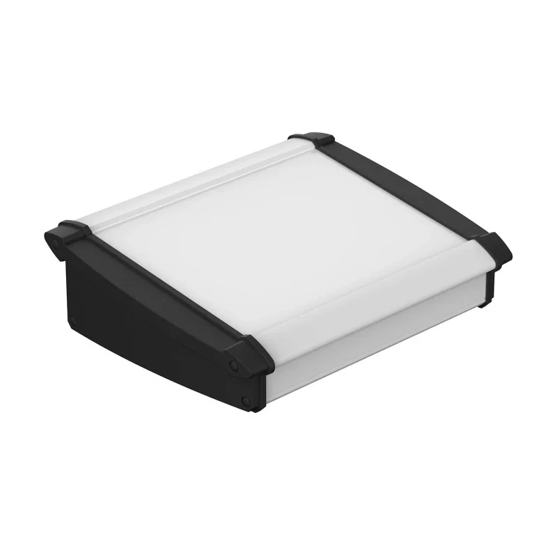 Bopla Alu-Topline Series Black Aluminium Desktop Enclosure Sloped Front 200 mm x 181.2 mm x 92865200.HMT1 ATPH 1865-0200