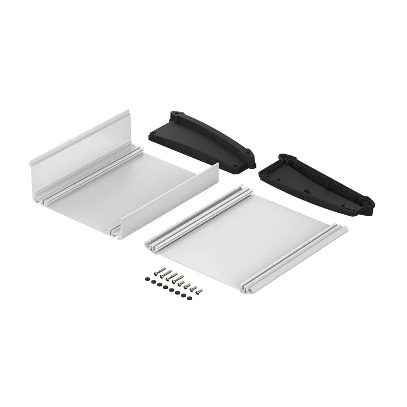 Bopla Alu-Topline Series Black Aluminium Desktop Enclosure Sloped Front 200 mm x 181.2 mm x 92865200.HMT1 ATPH 1865-0200
