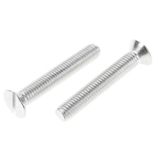 RS PRO Slot Countersunk Stainless Steel Machine Screw M8 50mm A4 Grade 914-1939