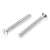 RS PRO Slot Countersunk Stainless Steel Machine Screw M8 50mm A4 Grade 914-1939