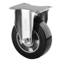 Tente Fixed Castor, 450 kg Load Capacity, 160 mm Aluminium Wheel, Pressed Steel Frame, Ball Bearing Hub 3678IEP160P63