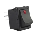 RS PRO Illuminated DPST On-Off On-Off Rocker Switch Panel 20A 250V AC Polyester Housing 914-3563