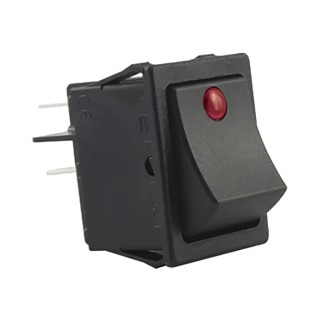 RS PRO Illuminated DPST On-Off On-Off Rocker Switch Panel 20A 250V AC Polyester Housing 914-3563