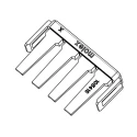 Molex Terminal Position Assurance Retainer Covers the requirements for Mega-Fit 5.70 mm Pitch 105415-0004