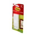 3M White Hook & Loop Tape, 19mm Width x 92.7mm Length, Foam Polyethylene, Polypropylene, Adhesive Silicone 17206BL