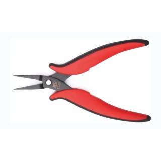 RS PRO Long Nose Plier Bi-Material Ergonomic Handle Steel 155mm Overall Length 28mm Jaw 200-6023