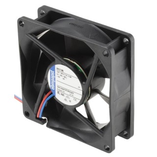 ebm-papst 8400 N Series IP68 DC Axial Fan, 12V DC, 2 W, 167 mA Max, 69 m³/h, 80x80x25 mm 