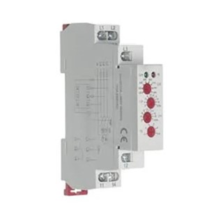 Relpol Monitoring Relay, 3 Phase, Maximum of 552 V Monitor Range, SPDT Contact Configuration, DIN Rail Mount, 220V ECPF05