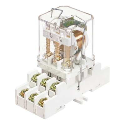 Relpol 11 Way 250V AC DIN Rail Relay Socket for use with RUC relay GUC-11