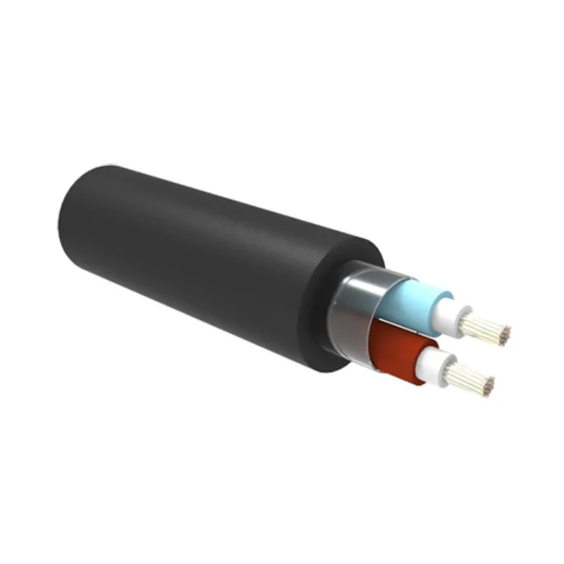 TE Connectivity C-Lite 2 Core Power Cable Black 1.5mm² 600V 120°C Low Smoke Zero Halogen 50m CL105-2GX1.50-SU-0(50)
