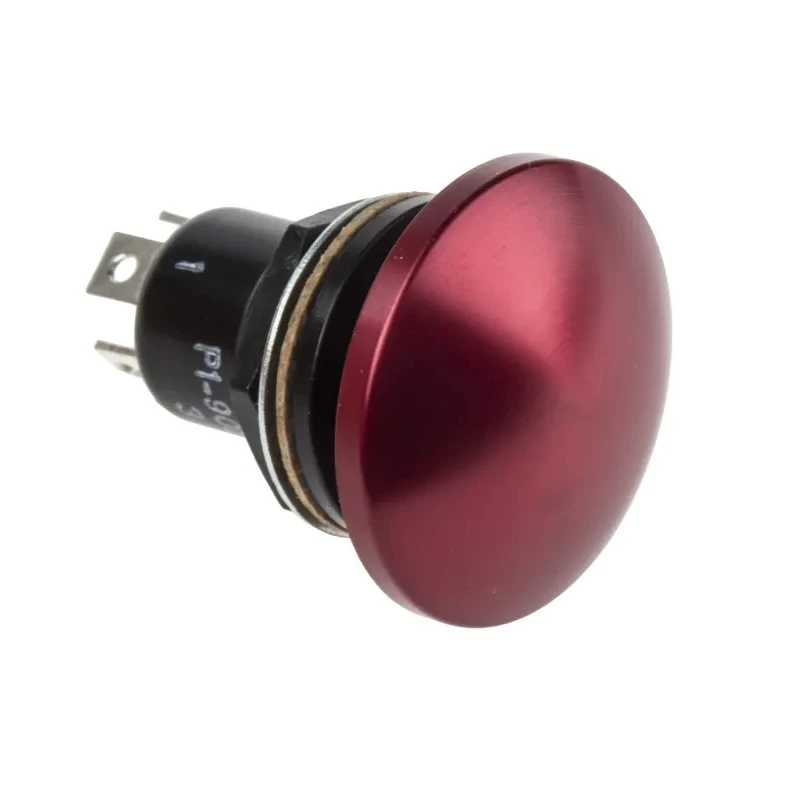 Otto Push Button Switch SPDT Momentary Panel Mount Violet LED IP68S 115 V AC P1-90266