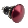 Otto Push Button Switch SPDT Momentary Panel Mount Violet LED IP68S 115 V AC P1-90266