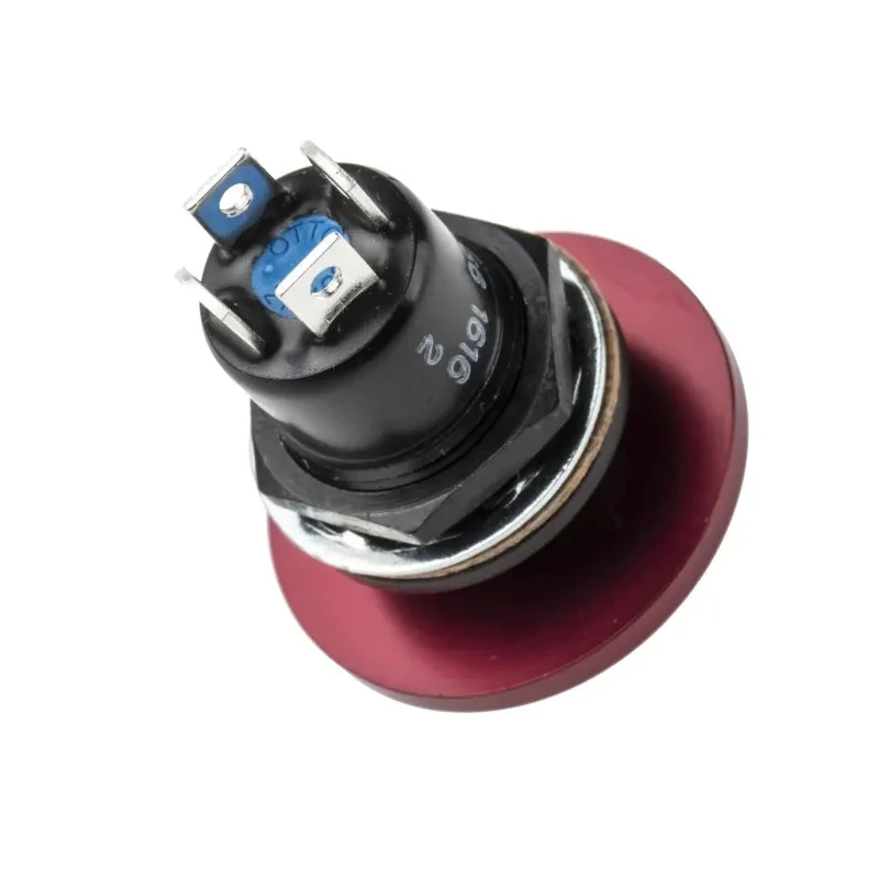 Otto Push Button Switch SPDT Momentary Panel Mount Violet LED IP68S 115 V AC P1-90266