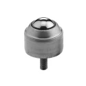 ALWAYSE Ball Transfer Unit Stud Mount 25.4 mm Diameter Carbon Steel Maximum Load 100kg 15011318