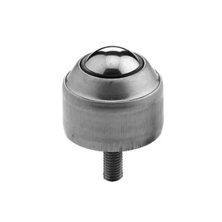 ALWAYSE Ball Transfer Unit Stud Mount 25.4 mm Diameter Carbon Steel Maximum Load 100kg 15011318
