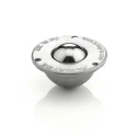 ALWAYSE Ball Transfer Unit with 22.2 mm Ball Diameter Carbon Steel Case and Ball Flange Mount 45 mm Flange Diameter 3322HD