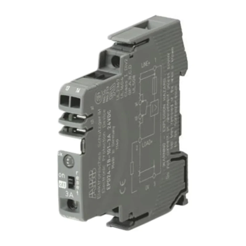 ABB EPD24 Electronic Circuit Breaker 3A 24V DIN Rail Mount EPD24
