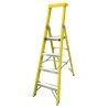 RS PRO Fibreglass 4 Steps Step Ladder 0.94m Platform Height 1.74m Open Length 914-3462