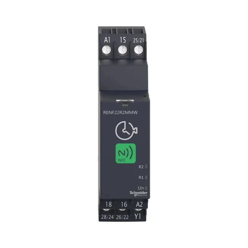 Schneider Electric Harmony Time Series DIN Rail Multifunction Timer Relay 2-Contact 24 to 240 V dc 12V ac 240 V RENF22R2MMW
