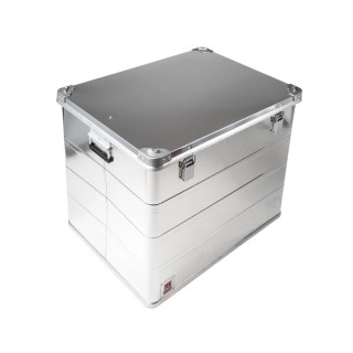 RS PRO Metal Waterproof Watertight Transit Case, Anodised Aluminium, 780 mm x 585 mm x 600 mm, Lockable, 12kg 914-4073