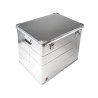 RS PRO Metal Waterproof Watertight Transit Case, Anodised Aluminium, 780 mm x 585 mm x 600 mm, Lockable, 12kg 914-4073