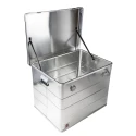 RS PRO Metal Waterproof Watertight Transit Case, Anodised Aluminium, 780 mm x 585 mm x 600 mm, Lockable, 12kg 914-4073
