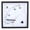 HOBUT Analogue Panel Ammeter 100 A AC/DC, CT Operated DIN Moving Iron, Accuracy Class 1.5 D72SD5A/0-150A