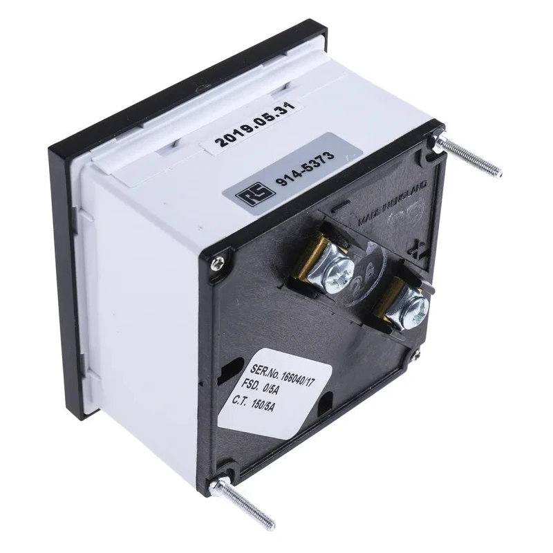 HOBUT Analogue Panel Ammeter 100 A AC/DC, CT Operated DIN Moving Iron, Accuracy Class 1.5 D72SD5A/0-150A
