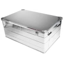 RS PRO Metal Waterproof Watertight Transit Case Aluminium 1180 mm x 785 mm x 510 mm 914-4089