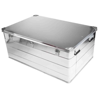 RS PRO Metal Waterproof Watertight Transit Case Aluminium 1180 mm x 785 mm x 510 mm 914-4089