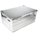 RS PRO Metal Waterproof Watertight Transit Case Aluminium 1180 mm x 785 mm x 510 mm 914-4089