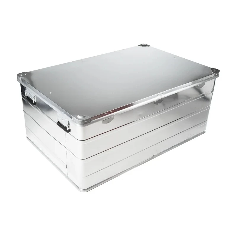 RS PRO Metal Waterproof Watertight Transit Case Aluminium 1180 mm x 785 mm x 510 mm 914-4089