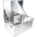 RS PRO Metal Waterproof Watertight Transit Case Aluminium 1180 mm x 785 mm x 510 mm 914-4089