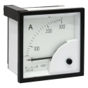 HOBUT Analogue Panel Ammeter 100 A AC, 72 mm x 72 mm, Class 1.5 Moving Iron D72SD