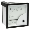 HOBUT Analogue Panel Ammeter 100 A AC/DC, CT Operated, DIN Moving Iron, Accuracy Class 1.5, UK D72SD5A/0-600A