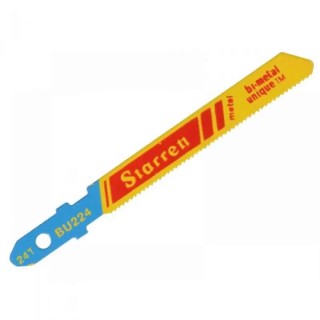 Starrett Jigsaw Blade 24 Teeth per Inch Thin Metal Bi-Metal Blade 50mm x 7.5mm x 1mm BU224-5