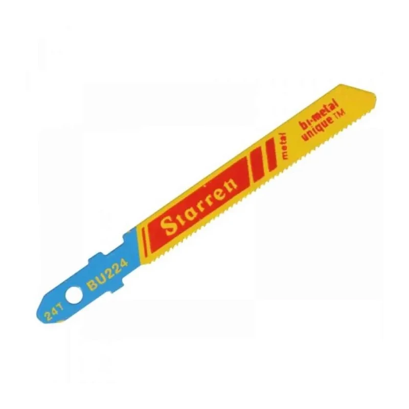 Starrett Jigsaw Blade 24 Teeth per Inch Thin Metal Bi-Metal Blade 50mm x 7.5mm x 1mm BU224-5