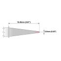 Thermaltronics 0.5 mm Conical Sharp 15.4 mm Soldering Iron Tip for MX-5200 TMT-9000S-1 MX-500 MX-5000 M7CS155